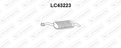 Rear Muffler Lancia KAPPA · Lancia KAPPA SW · Lancia KAPPA Coupe