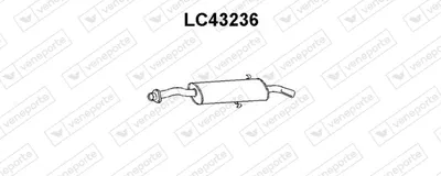 Rear Muffler Lancia THEMA · Lancia THEMA SW