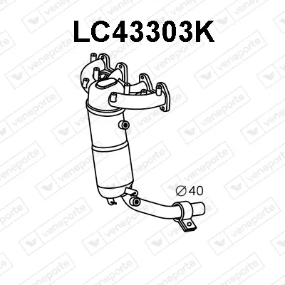 Manifold Catalytic Converter Lancia Y