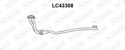 Exhaust Pipe Lancia A 112