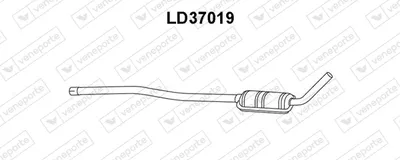 Front Muffler Lada NIVA Closed Off-Road Vehicle