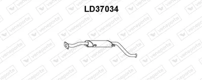 Centre Muffler Lada SAMARA