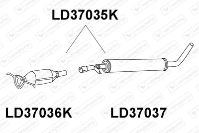 Catalytic Converter Lada NIVA Closed Off-Road Vehicle