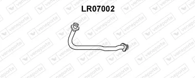Exhaust tube VENEPORTE LR07002