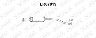 Front Muffler Land Rover FREELANDER I Soft Top · Land Rover FREELANDER I