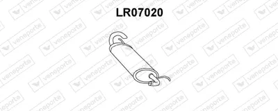 Rear Muffler Land Rover FREELANDER I Soft Top · Land Rover FREELANDER I