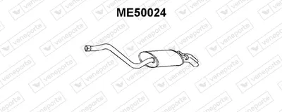 Rear Muffler Mercedes-Benz 190