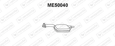 Front Muffler Mercedes-Benz E-CLASS