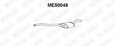 Centre Muffler Mercedes-Benz 123 T-Model · Mercedes-Benz 123 Saloon