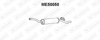 Rear Muffler Mercedes-Benz 123 T-Model