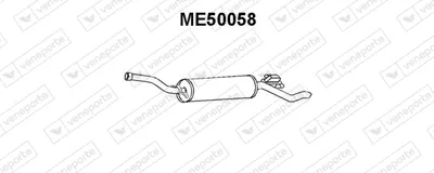 Rear Muffler Mercedes-Benz 123 T-Model