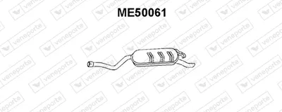 Rear Muffler Mercedes-Benz 124 Coupe · Mercedes-Benz 124 Saloon · Mercedes-Benz E-CLASS