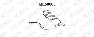 Rear Muffler Mercedes-Benz 124 Saloon · Mercedes-Benz 124 T-Model · Mercedes-Benz E-CLASS