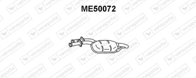 Centre Muffler Mercedes-Benz 124 Saloon · Mercedes-Benz E-CLASS