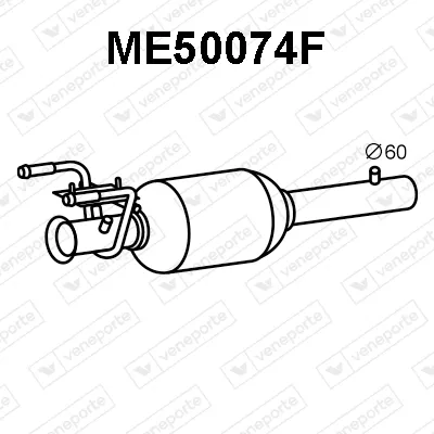Soot/Particulate Filter, exhaust system Mercedes-Benz SPRINTER 3-t Bus · Mercedes-Benz SPRINTER 3-t Van · Mercedes-Benz SPRINTER 3-t Platform/Chassis