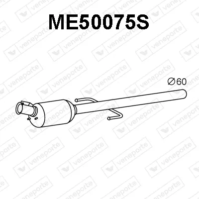 Soot/Particulate Filter, exhaust system Mercedes-Benz VIANO · Mercedes-Benz VITO Bus · Mercedes-Benz VITO / MIXTO Van