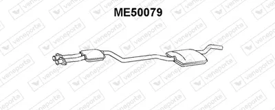 Centre Muffler Mercedes-Benz 123 T-Model · Mercedes-Benz 123 Saloon