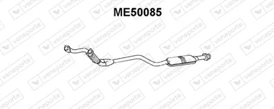 Front Muffler Mercedes-Benz 124 Saloon · Mercedes-Benz 124 T-Model