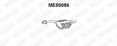 Centre Muffler Mercedes-Benz 124 Saloon · Mercedes-Benz 124 T-Model