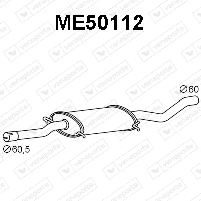 Front Muffler Mercedes-Benz VIANO · Mercedes-Benz VITO Bus · Mercedes-Benz VITO / MIXTO Van