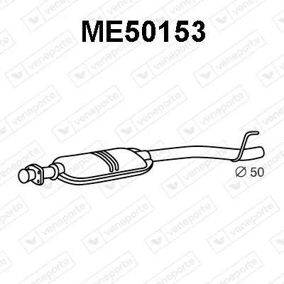 Centre Muffler Mercedes-Benz C-CLASS