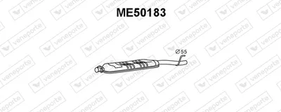 Front Muffler Mercedes-Benz C-CLASS