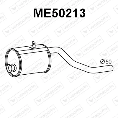 Front Muffler Mercedes-Benz T1 Van · Mercedes-Benz T1 Platform/Chassis