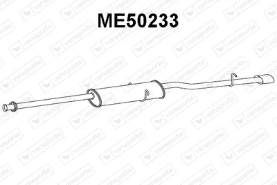 Rear Muffler Mercedes-Benz A-CLASS