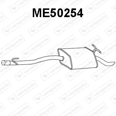 Rear Muffler Mercedes-Benz E-CLASS