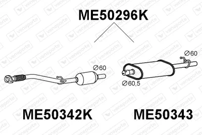 Catalytic Converter Mercedes-Benz SPRINTER 2-t Platform/Chassis · Mercedes-Benz SPRINTER 2-t Van · Mercedes-Benz SPRINTER 2-t Bus