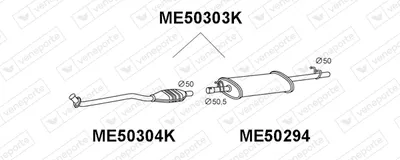 Catalytic Converter Mercedes-Benz SPRINTER 2-t Platform/Chassis · Mercedes-Benz SPRINTER 2-t Van · Mercedes-Benz SPRINTER 3-t Bus