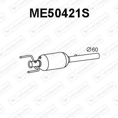 Soot/Particulate Filter, exhaust system Mercedes-Benz VIANO · Mercedes-Benz VITO Bus · Mercedes-Benz VITO / MIXTO Van