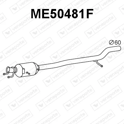 Soot/Particulate Filter, exhaust system Mercedes-Benz B-CLASS Sports Tourer · Mercedes-Benz A-CLASS