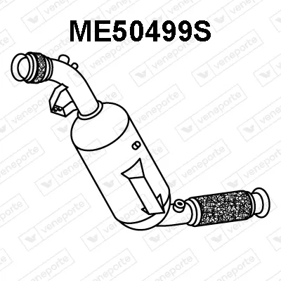 Soot/Particulate Filter, exhaust system Mercedes-Benz SPRINTER 3-t Bus · Mercedes-Benz SPRINTER 3-t Van · Mercedes-Benz SPRINTER 3-t Platform/Chassis