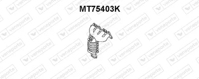 Manifold Catalytic Converter Mitsubishi COLT V