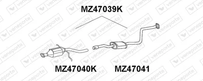 Catalytic Converter Mazda DEMIO