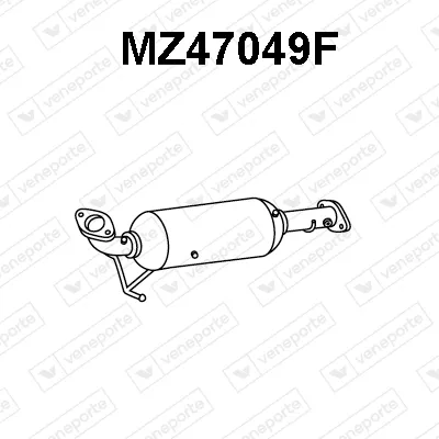 Soot/Particulate Filter, exhaust system Mazda 5