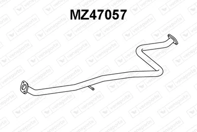 Exhaust Pipe Mazda 2