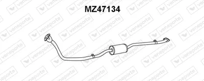 Front Muffler Mazda B-SERIE