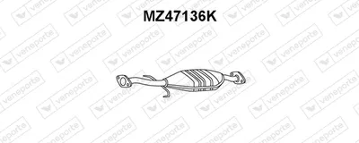 Catalytic Converter Mazda MX-3 · Mazda 323 C IV · Mazda 323 S IV