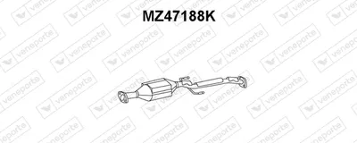 Catalytic Converter Mazda 323 S VI Saloon · Mazda 323 F VI Hatchback