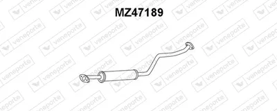 Front Muffler Mazda 323 S VI Saloon · Mazda 323 F VI Hatchback