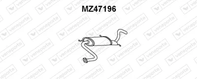 Front Muffler Mazda 323 II Saloon · Mazda 323 III Hatchback · Mazda 323 III Station Wagon
