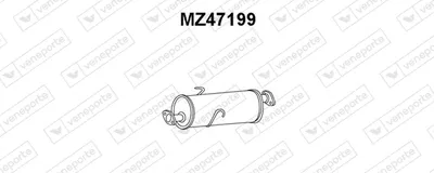 Rear Muffler Mazda E Van