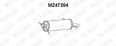 Rear Muffler Mazda 626 III Coupe · Mazda 626 III · Mazda 626 III Hatchback