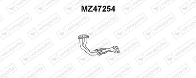 Exhaust Pipe Mazda 626 III · Mazda 626 III Hatchback