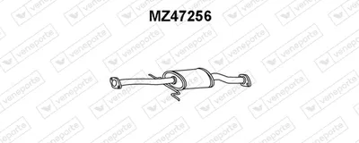 Centre Muffler Mazda 626 III Station Wagon · Mazda 626 III · Mazda 626 III Hatchback