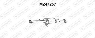 Centre Muffler Mazda 626 III · Mazda 626 III Hatchback