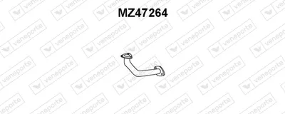 Exhaust Pipe Mazda 323 C V · Mazda MX-3