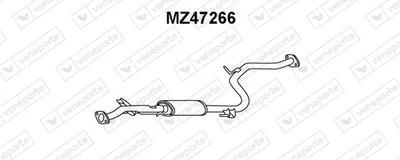 Front Muffler Mazda 323 C V · Mazda 323 F V · Mazda 323 P V